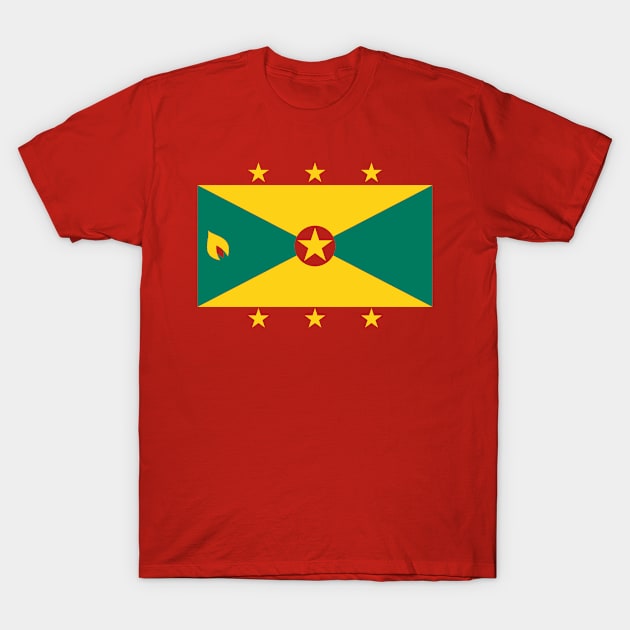 Grenada Flag T-Shirt by Historia